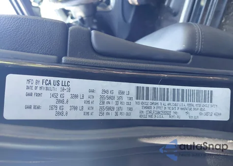 2019 Jeep Grand Cherokee High Altitude 4X4 из США, поврежденный, VIN 1C4RJFCG8KC592622